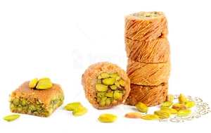 Assorted Baklava Delicacies PNG