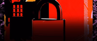 A close-up of a lock.