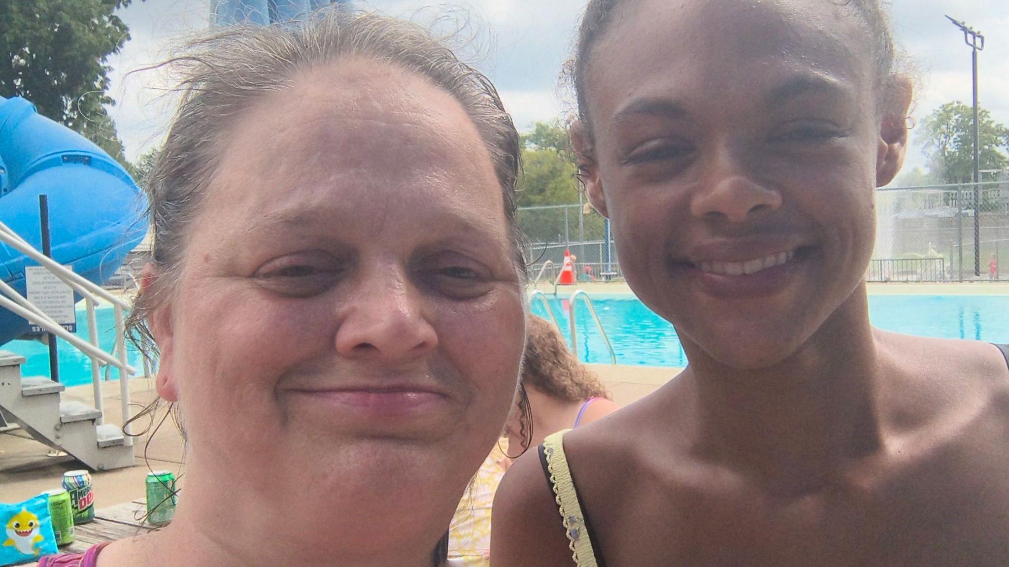 A selfie taken by Christy Spivey of her and her daughter Tasia Fortune