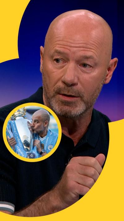 Alan Shearer talking about Manchester City's 115 charges