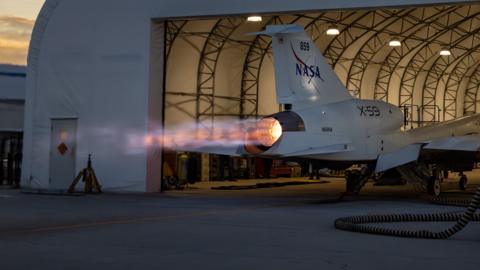 Afterburners on the X-59