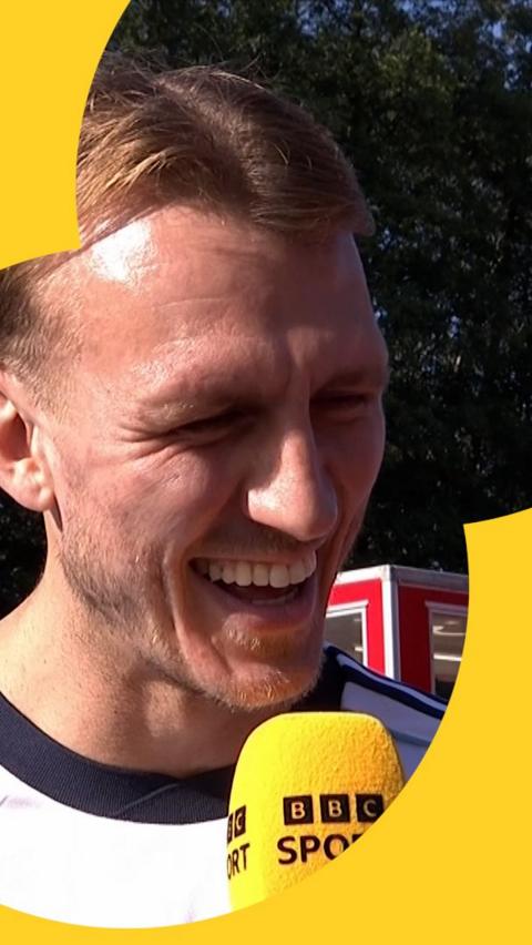 Dan Burn talking to the BBC 