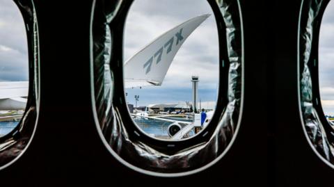 View from a Boeing window