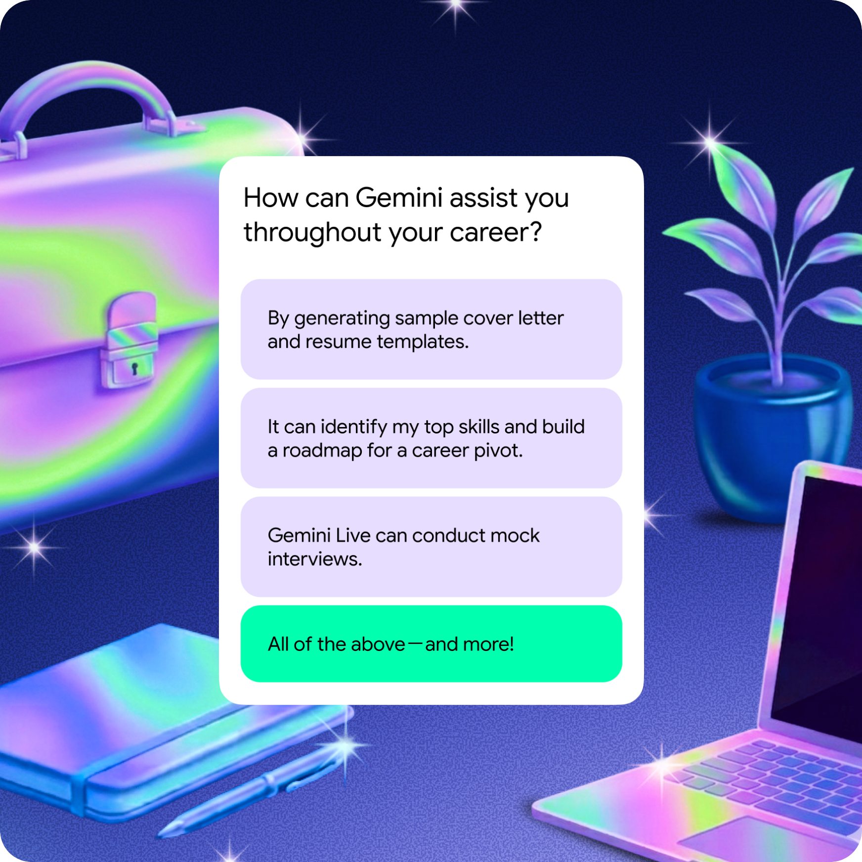 Gemini live icon
