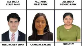 ICAI CA इंटर टॉपर्स लिस्ट 2026 जारी; नील राजेश शाह, चंदक साक्षी ने हासिल की AIR 1, कुल 14,818 कैंडिडेट्स उत्तीर्ण