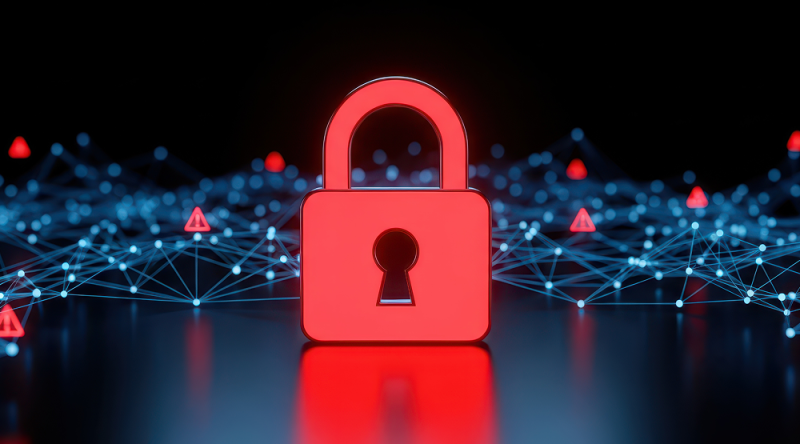 red padlock
