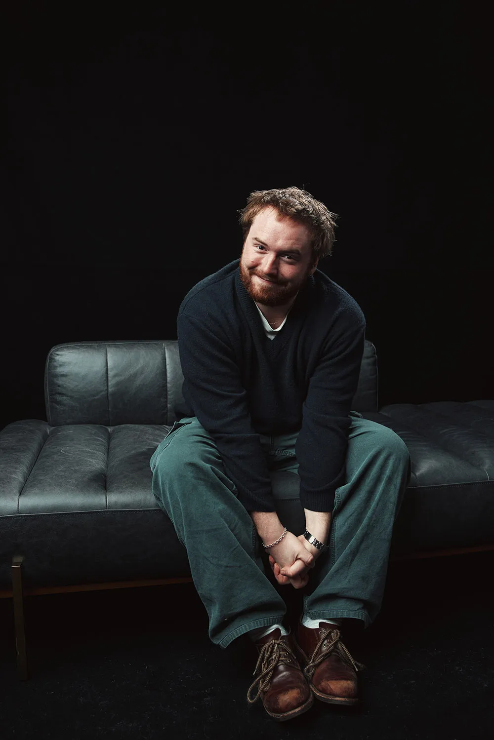Cooper Hoffman photographed at THR Studio at Park City