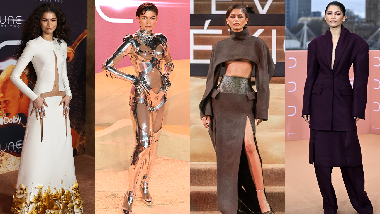 Zendaya for 'Dune: Part Two' press tour.