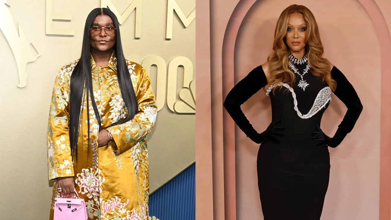 Law Roach and Tyra Banks