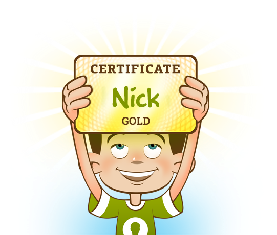 Free nickname certificate for everyone