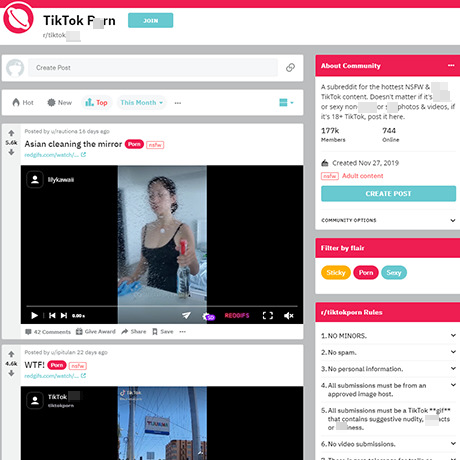 Reddit – Explorează comunitatea NSFW r/TikTokPorn Reddit – Explorează comunitatea NSFW r/TikTokPorn