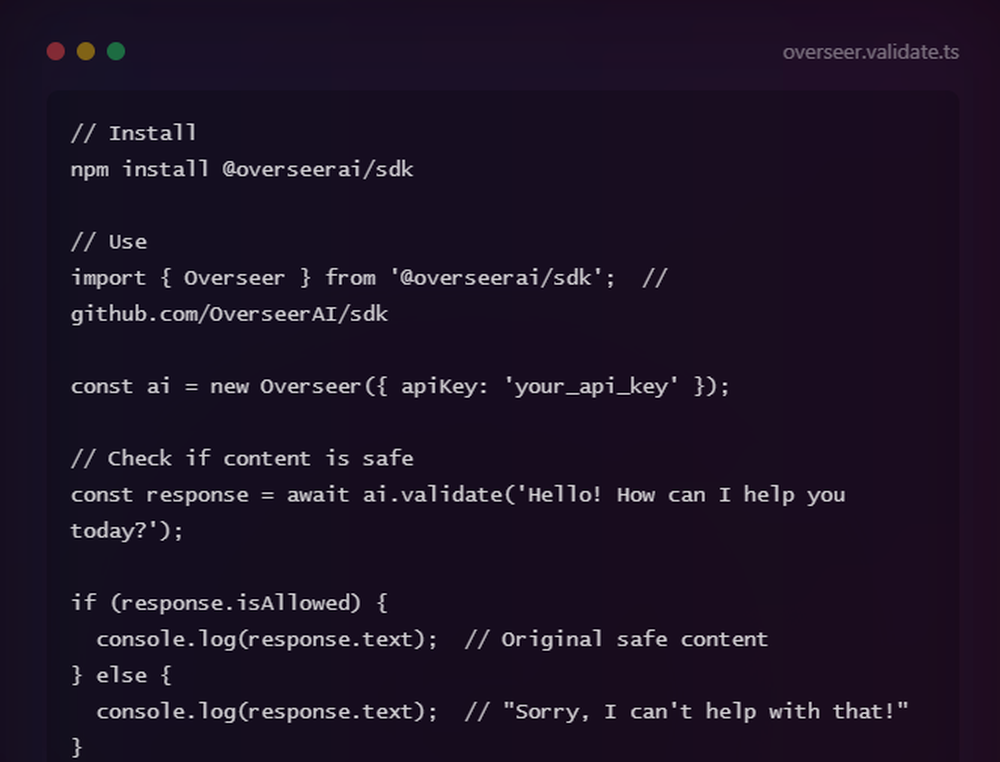 Overseer AI Screenshot 1