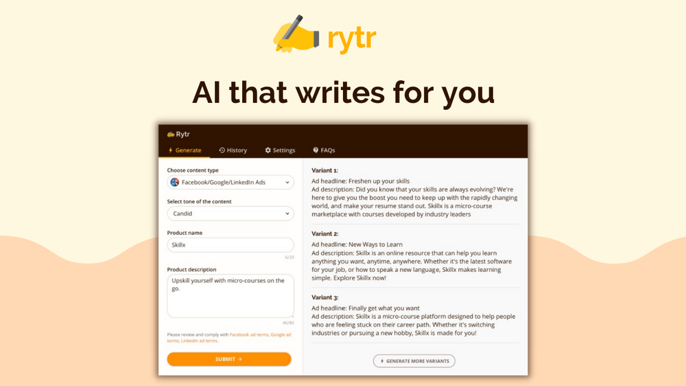 rytr - demo