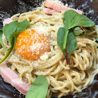 カルボナーラ(つけ麺 冨)
