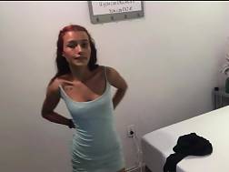 herself undresses