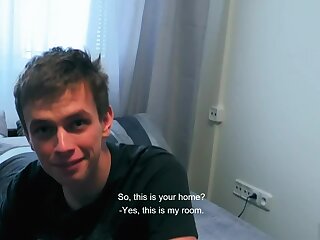 twink ass-pounding and sperm facial