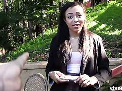 Cute real estate agent Adrian Maya fucks client for 2000 bucks