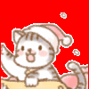 casey28 xmas santa cat waving.gif