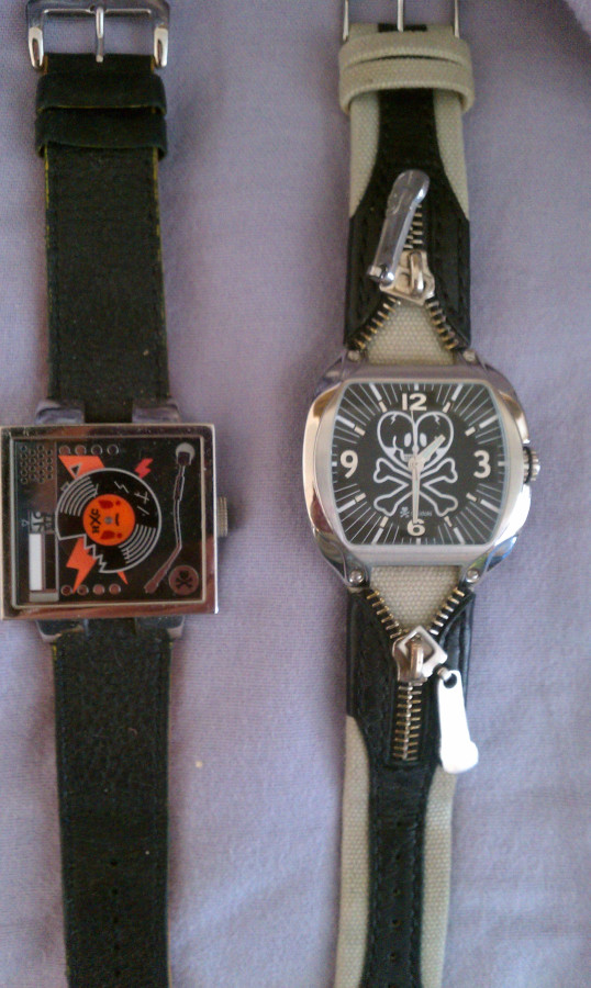 tokidoki watches orange vinyp and zipper