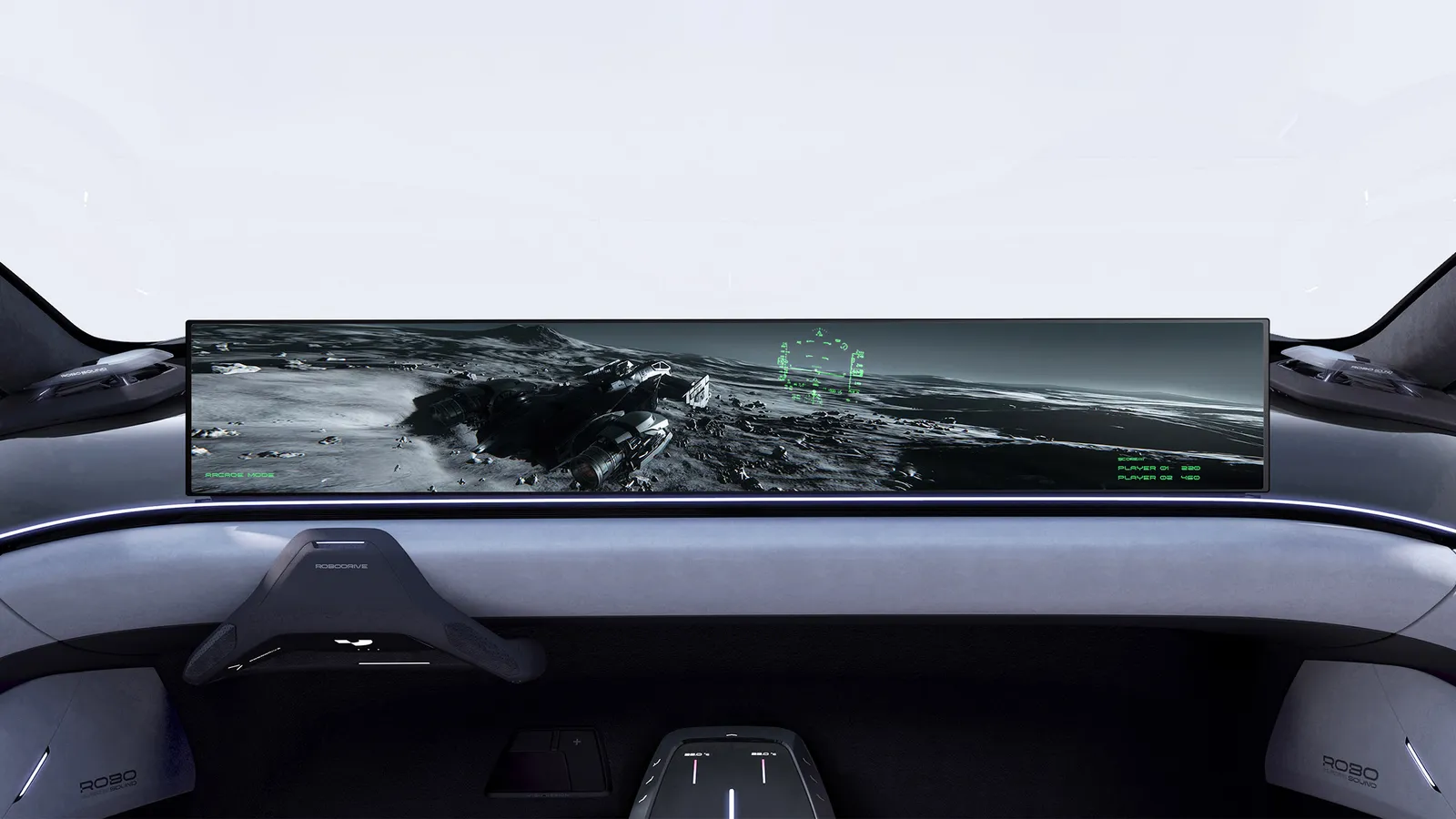 JiDU Robo1 car interior display