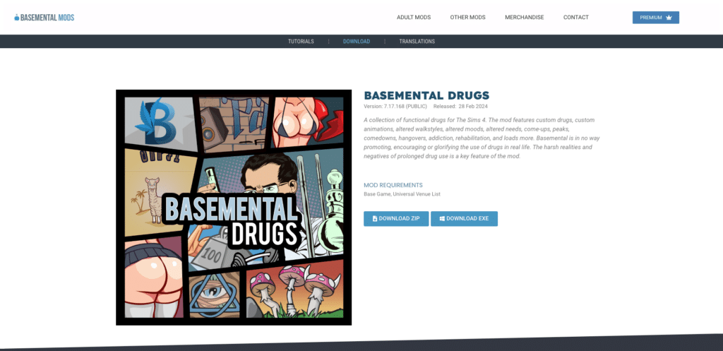 Basemental Drugs Sims 4