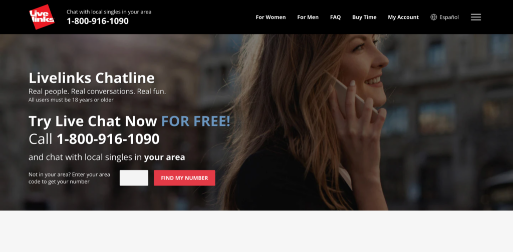 Livelink-uri, Site-uri de sex telefonic