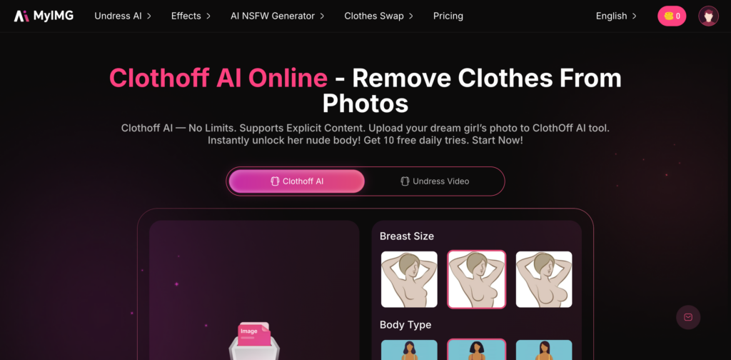 MyImg, Free AI Undress Sites