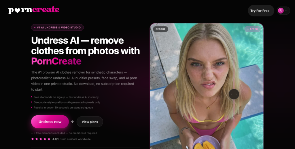 PornCreate, ai undress sites
