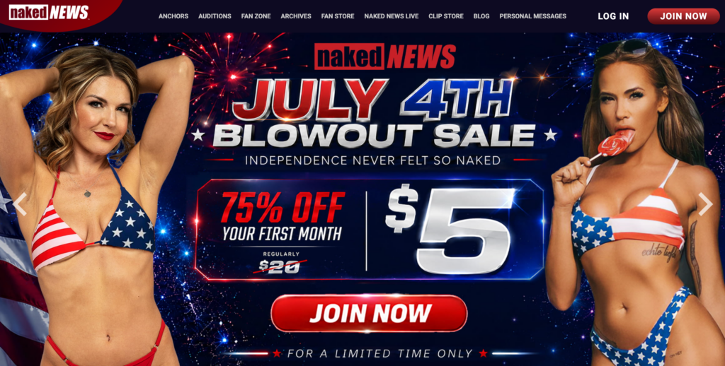 NakedNews, premium porn sites