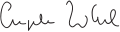Angela Merkel's signature