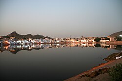 রাজস্থানের মানচিত্রে পুষ্কর হ্রদের অবস্থান
