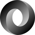 The JSON logo is a Möbius strip.