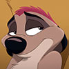 buzzy: Timon from The Lion King looking sleepy...or maybe sassy. (Timon)