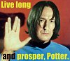 psi: Severus Snape in Starfleet uniform doing the Vulcan salute (Vulcan Snape)