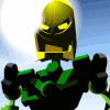 lewa: Bionicle Toa Lewa with animated shining gold mask (Bionicle: MNOG Lewa animated gold miru)