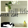 scribblesinink: Still life with cat (neutral sam still life)